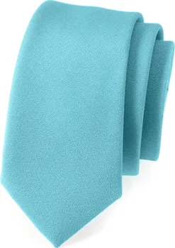 Avantgard Kravata SLIM LUX, 571-9843, Tyrkysová