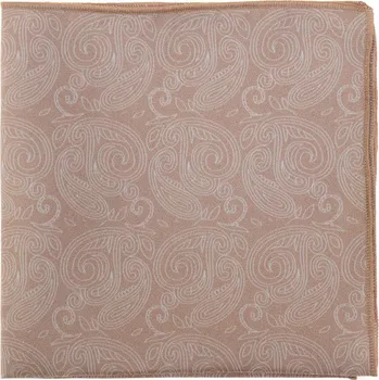 Kravata Avantgard Kapesníček do saka hedvábný PREMIUM, 610-3201, Béžová