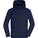 James&Nicholson Pánská hybridní bunda JN1330 Navy-Navy L