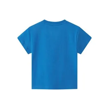 Pánské tričko NAME IT T-Shirt Fish 13241295 Modrá Regular Fit 92