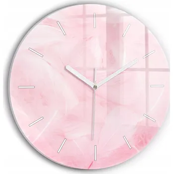 Hodiny Nástěnné hodiny Wallfluente růžové 30 cm
