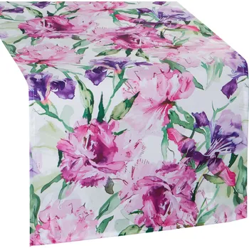 ubrus Venkovní vzorovaný běhoun - ubrus FLOWERS III. 40x180 cm Mybesthome