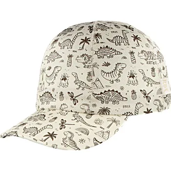 Kojenecká čepice RDX Funkční kšiltovka Dino hnědá Coolmax s UV filtrem 40+ Vel. XS