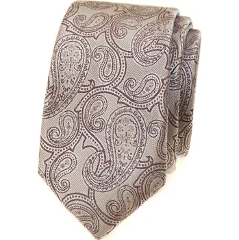 Kravata Avantgard Kravata SLIM LUX, 571-22286, Béžová