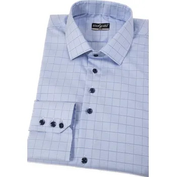 Pánská košile Avantgard Pánská košile SLIM, 107-4963, Modrá Velikost: 43/182