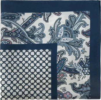 Avantgard Kapesníček do saka hedvábný PREMIUM, 610-5780, Modrá