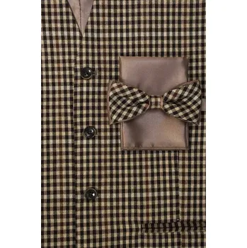 Motýlek Avantgard Set vesta a motýlek, 662-66034, Béžová Velikost: 54