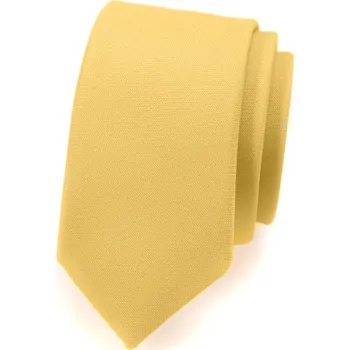 Avantgard Kravata SLIM LUX, 571-9826, Žlutá