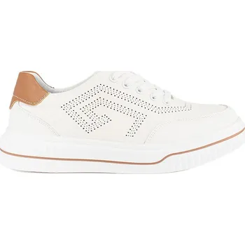 Dámské tenisky Bílé kožené dírkované tenisky GD-SW4002W/BR Velikost: 41