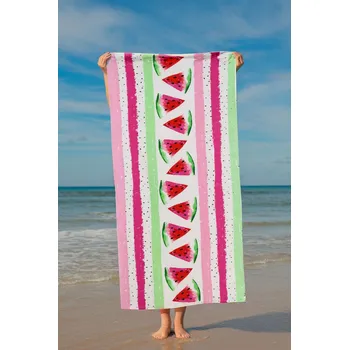 Dámské plavky Noviti Plážová osuška velká rychleschnoucí 70x140 Meloun bílý