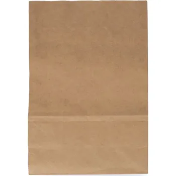Sáček na potraviny Papírový sáček - 50ks Varianta: 2 (15x28x9 cm) hnědá přírodní, Balení: 50 ks