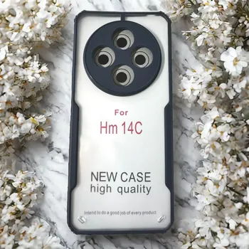 Pouzdro na mobilní telefon Odolné pouzdro Anti-Drop – Xiaomi Redmi 14C / Poco C75, modré (Odolné pouzdro Anti-Drop – modré hybridní pouzdro z TPU a akrylu pro Xiaomi Redmi 14C / Poco C75 se zesílenými rohy a ochranou fotoaparátu)