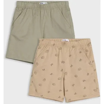 Chlapecké oblečení Sinsay - Sada 2&nbsp;kraťas - béžová - 971CU-08X - 971CU-08X-140