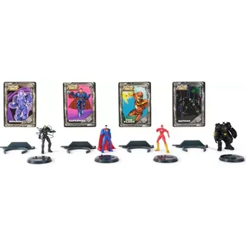 Figurka Sada figurek DC METAL FORCE: Brainiac vs. Batman, Superman a Flash (5 cm)