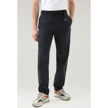 Pánské kalhoty KALHOTY WOOLRICH EASY PANT MELTON BLUE