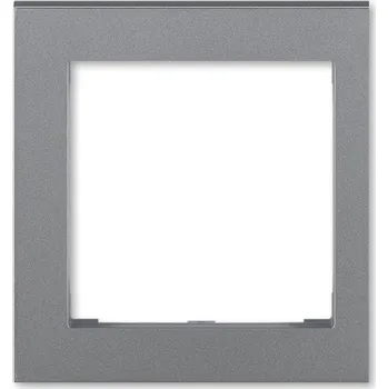 vypínač Kryt rámečku s otvorem 55x55, krajní ABB Levit M 3901H-A00255 69 ocelová
