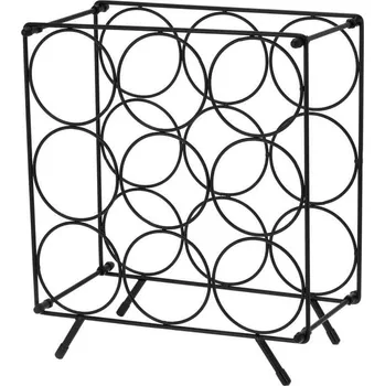 Stojan na víno Excellent Kovový stojan na víno 9 lahví