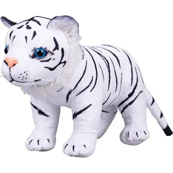 plyšák PLYŠ Tygr bílý indický 35cm (plyšová hračka)