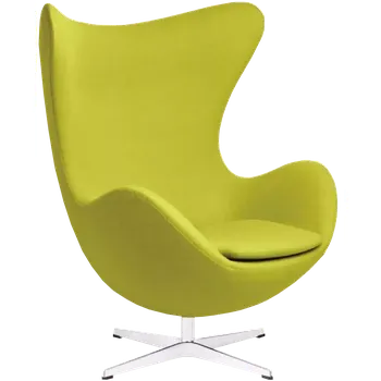 Sedací souprava RELAX křeslo otočné, kříž ALU, látka zelená