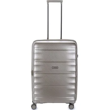 Střední cestovní kufr na kolečkách polypropylen TSA 70l Airtex 242 zlatá/champagne