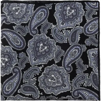 Kravata Avantgard Kapesníček do saka hedvábný PREMIUM šedá 610-3206