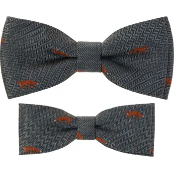 Motýlek Avantgard Sada motýlků Otec a syn šedá/liška 775-62231