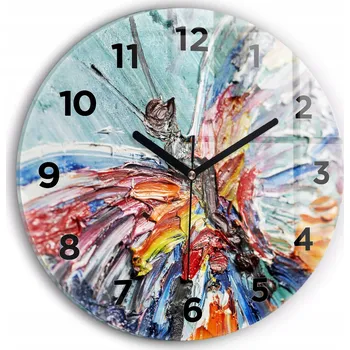 Hodiny Nástěnné hodiny Wallfluente vícebarevné 30 cm