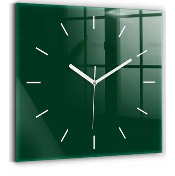 Hodiny Nástěnné hodiny Wallfluent zelené 30 cm