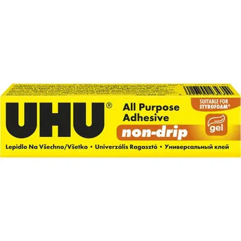 Průmyslové lepidlo UHU čiré univerzální tekuté lepidlo All Purpose Extra Gel 31 ml/g