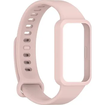 Řemínek na hodinky Silikonový řemínek Ricardo (pro Xiaomi Mi Band 9 Active), růžový