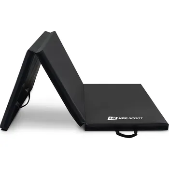 Žíněnka Hop-Sport Skládací tvrdá gymnastická žíněnka 5cm HS-095FM černá