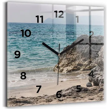 Hodiny Nástěnné hodiny Wallfluent modré 30 cm