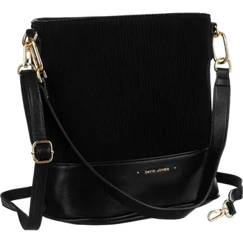 Kabelka Černá kožená dámská kabelka , VELIKOST UNI