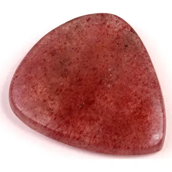 Korálek Kabošon Strawberry quartz č.587 (34x31x5mm)
