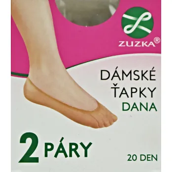 Dámské punčochy ZUZKA Dámské ťapky tělové 2 páry