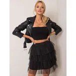 Černá dámská tylová sukně s volánky TW-SD-BI-0517.84- black Velikost: ONE SIZE