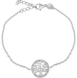 Stříbrný náramek strom života se zirkony