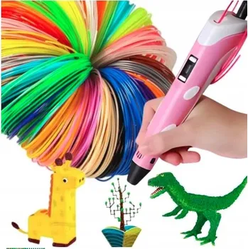 3D PEN pro děti Magické 3D TISKÁRNY PROPISKA + NÁPLŇ 9M