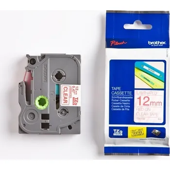 Pásek do tiskárny Páska popisovací TZ-115 clear/bílý tisk 6mm