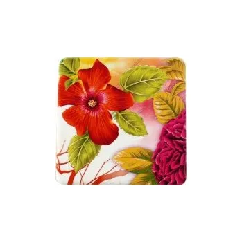 Kosmetické zrcátko Kapesní zrcátko červené DIVINE Cosmetics