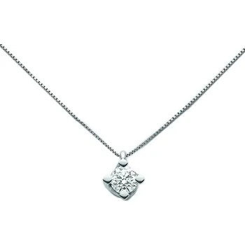 Náhrdelník Zlatý náhrdelník s diamantem CLD5065028G7