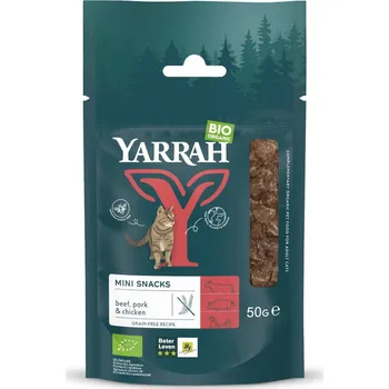 Krmivo pro kočku 50g Yarrah Bio Mini Snack pro kočky