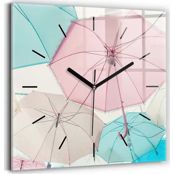 Hodiny Nástěnné hodiny Wallfluent černé 30 cm