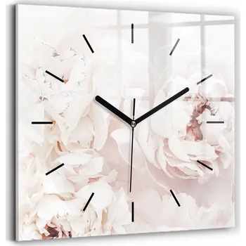 Hodiny Nástěnné hodiny Wallfluent růžové 30 cm