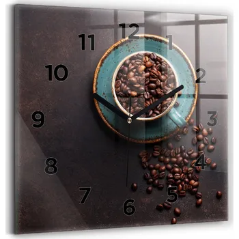 Hodiny Nástěnné hodiny Wallfluent černé 30 cm