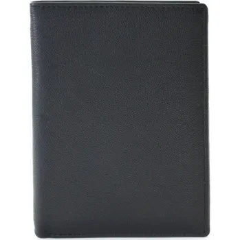 Arwel 514-5924 kožená dokladovka s přihrádkou na bankovky černá