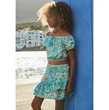 Dívčí oblečení dívčí letní top a sukně v kompletu Mayoral 6989-80 velikost 140