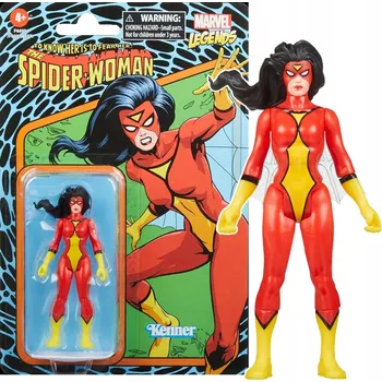 Figurka Marvel Legends Series Retro 375 Collection Spider-Woman 9,5 cm akční figurka