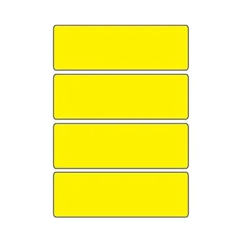 Samolepící etiketa Samolepicí etikety 99 x 33 mm, A6 (10 ks) reflexní žluté