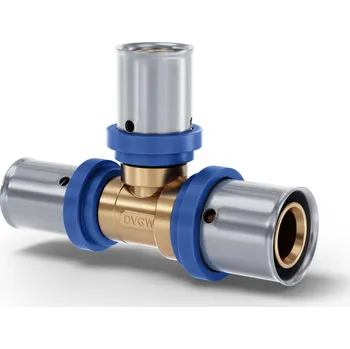 rozdělovač topení PIPELIFE RADOPRESS lisovací t-kus redukovaný 32/32/26 (1533000082)